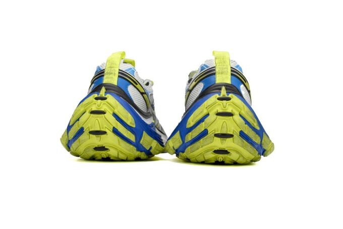Balenciaga 10XL White Blue Fluorescent Green - Image 3