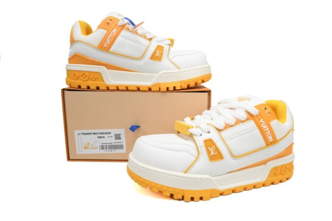 Louis Vuitton White Yellow - Image 10