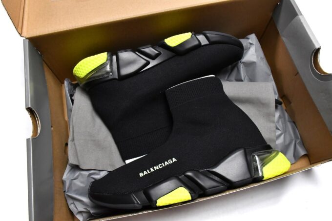 Balenciaga Speed Trainer Black Green - Image 17