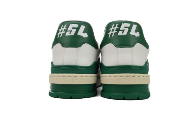 Louis Vuitton Trainer White Green - Image 13