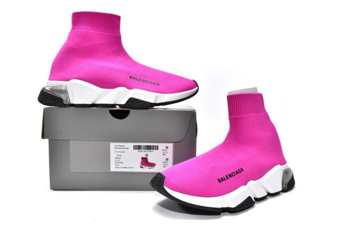 Balenciaga Speed Trainer Rose Red - Image 16