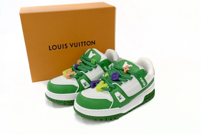 Louis Vuitton White Green - Image 14