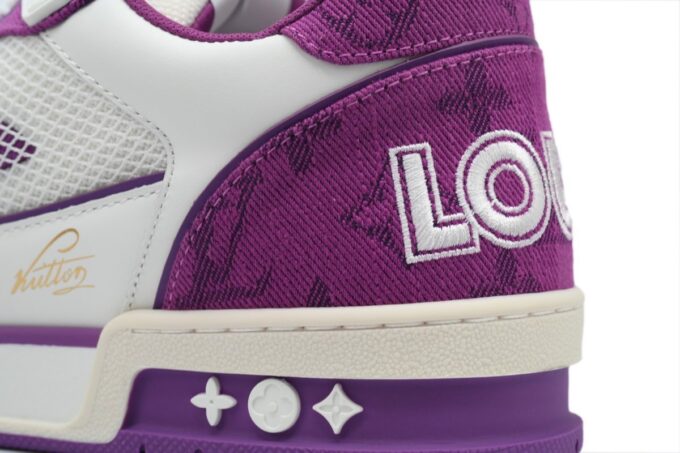 Louis Vuitton Trainer Purple - Image 13