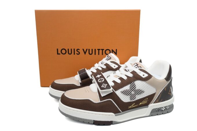 Louis Vuitton Trainer Coffee - Image 12