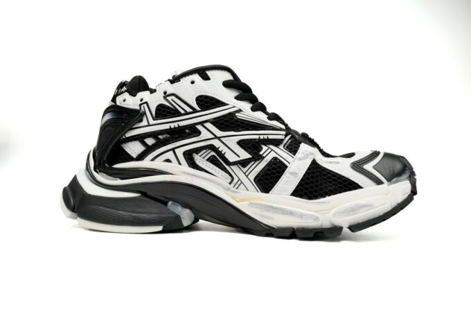 Balenciaga Runner Black White - Image 14