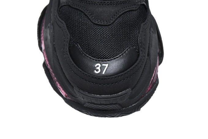 Balenciaga Triple S Black Claret Red - Image 22